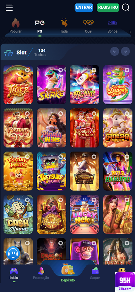 Prêmios Jogos 95k.com