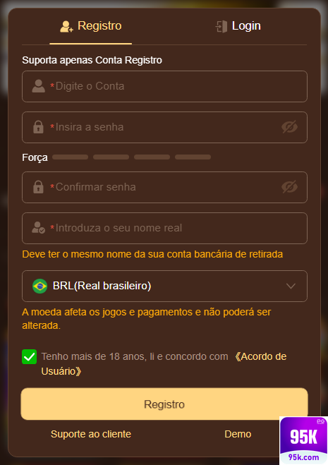 Recompensas VIP 95k.com